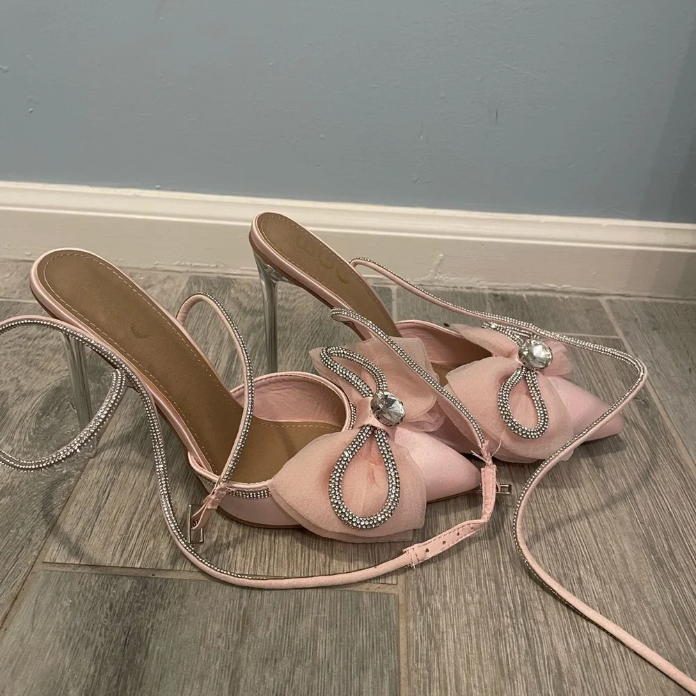 NIB Pink Sparkly heels EGO